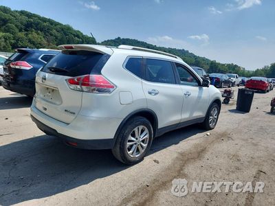 Trzecie zdjęcie samochodu z tyłu: 2016 NISSAN ROGUE SV VIN:KNMAT2MV7GP631813 - miniatura