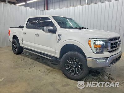 Czwarte zdjęcie samochodu z boku: 2021 FORD F150 SUPERCREW VIN:1FTFW1E83MFC84854 - miniatura
