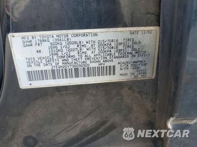 Zdjęcie 14 z 14 samochodu: 2003 TOYOTA RAV4 BASE VIN:JTEGH20V730092920 - miniatura