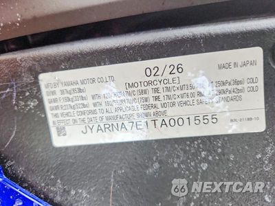 Zdjęcie 9 z 9 samochodu: 2026 YAMAHA YZF1000 VIN:JYARNA7E1TA001555 - miniatura