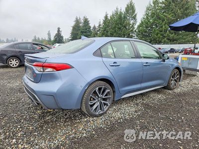Trzecie zdjęcie samochodu z tyłu: 2022 TOYOTA COROLLA SE VIN:JTDM4MCE4NJ092512 - miniatura