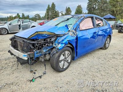 2018 HYUNDAI IONIQ BLUE KMHC65LC1JU071969 - główne zdjęcie licytacji z USA - miniatura