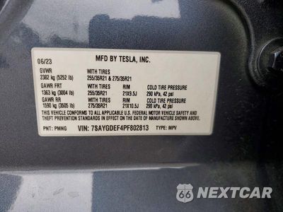 Zdjęcie 14 z 14 samochodu: 2023 TESLA MODEL Y VIN:7SAYGDEF4PF802813 - miniatura