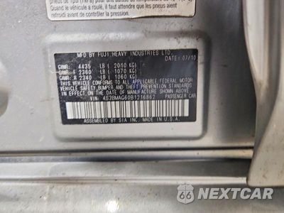 Zdjęcie 12 z 12 samochodu: 2011 SUBARU LEGACY 2.5I PREMIUM VIN:4S3BMAG60B1216862 - miniatura