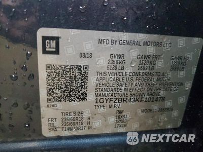Zdjęcie 13 z 13 samochodu: 2019 CADILLAC XT4 LUXURY VIN:1GYFZBR43KF101478 - miniatura