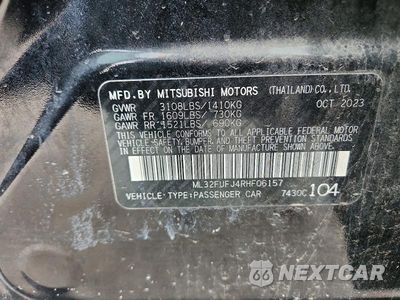 Zdjęcie 12 z 12 samochodu: 2024 MITSUBISHI MIRAGE G4 ES VIN:ML32FUFJ4RHF06157 - miniatura