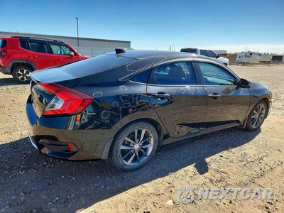 Trzecie zdjęcie samochodu z tyłu: 2019 HONDA CIVIC EX VIN:19XFC1F30KE010661 - miniatura
