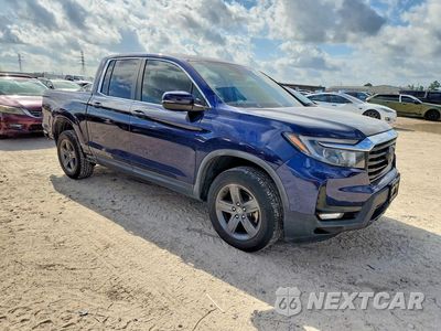 Czwarte zdjęcie samochodu z boku: 2022 HONDA RIDGELINE RTL VIN:5FPYK3F5XNB030771 - miniatura