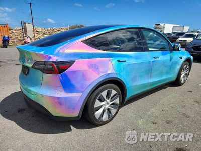 Trzecie zdjęcie samochodu z tyłu: 2023 TESLA MODEL Y VIN:7SAYGDEE1PF966138 - miniatura
