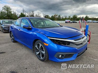 Czwarte zdjęcie samochodu z boku: 2017 HONDA CIVIC TOURING VIN:19XFC1F92HE203200 - miniatura
