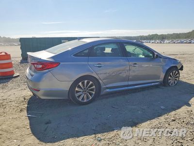Trzecie zdjęcie samochodu z tyłu: 2017 HYUNDAI SONATA SPORT VIN:5NPE34AF7HH588470 - miniatura