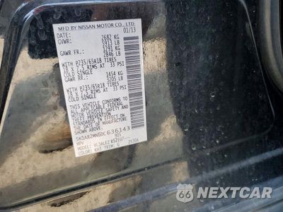 Zdjęcie 12 z 12 samochodu: 2013 NISSAN PATHFINDER S VIN:5N1AR2MN6DC636143 - miniatura