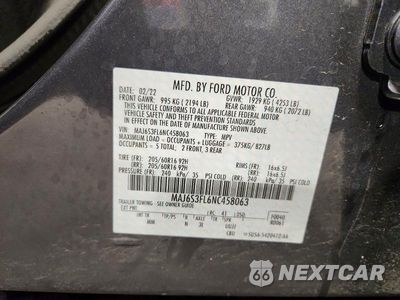 Zdjęcie 13 z 13 samochodu: 2022 FORD ECOSPORT S VIN:MAJ6S3FL6NC458063 - miniatura