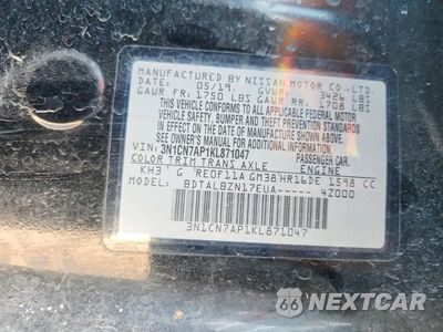 Zdjęcie 12 z 12 samochodu: 2019 NISSAN VERSA SV VIN:3N1CN7AP1KL871047 - miniatura
