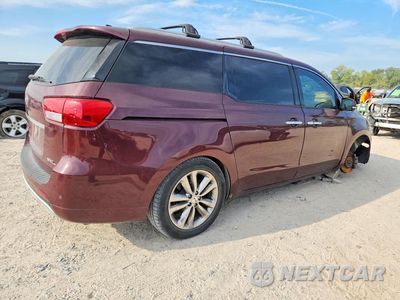 Trzecie zdjęcie samochodu z tyłu: 2016 KIA SEDONA SXL VIN:KNDME5C14G6154559 - miniatura