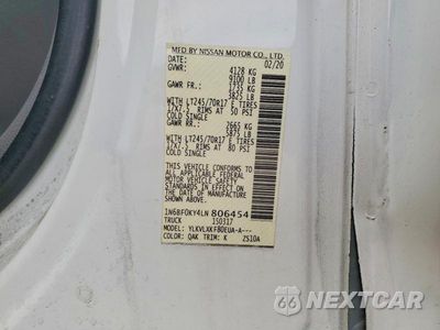 Zdjęcie 13 z 13 samochodu: 2020 NISSAN NV 2500 HD SV VIN:1N6BF0KY4LN806454 - miniatura
