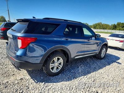 Trzecie zdjęcie samochodu z tyłu: 2020 FORD EXPLORER XLT VIN:1FMSK8DH9LGC44402 - miniatura