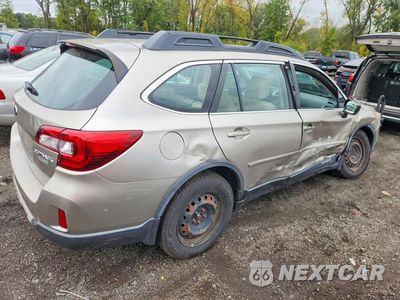 Trzecie zdjęcie samochodu z tyłu: 2016 SUBARU OUTBACK 2.5I VIN:4S4BSAACXG3205332 - miniatura