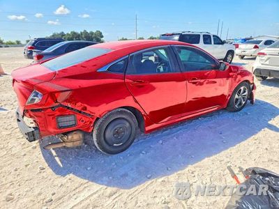 Trzecie zdjęcie samochodu z tyłu: 2019 HONDA CIVIC LX VIN:2HGFC2F67KH536209 - miniatura
