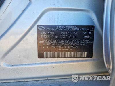 Zdjęcie 12 z 12 samochodu: 2011 HYUNDAI SONATA GLS VIN:5NPEB4AC4BH035629 - miniatura