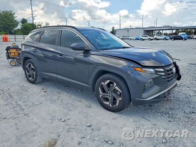 Czwarte zdjęcie samochodu z boku: 2022 HYUNDAI TUCSON SEL VIN:5NMJF3AE8NH070819 - miniatura