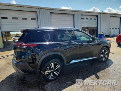 Trzecie zdjęcie samochodu z tyłu: 2021 NISSAN ROGUE SL VIN:5N1AT3CA7MC697538 - miniatura
