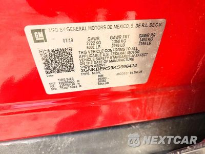 Zdjęcie 13 z 13 samochodu: 2019 CHEVROLET BLAZER RS VIN:3GNKBERS9KS696414 - miniatura