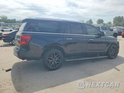 Trzecie zdjęcie samochodu z tyłu: 2022 FORD EXPEDITION MAX PLATINUM VIN:1FMJK1MT7NEA66897 - miniatura
