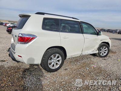 Trzecie zdjęcie samochodu z tyłu: 2013 TOYOTA HIGHLANDER HYBRID VIN:JTEBC3EHXD2017183 - miniatura