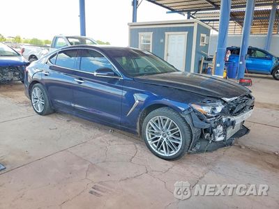 Czwarte zdjęcie samochodu z boku: 2020 GENESIS G70 2.0T VIN:KMTG64LA3LU049149 - miniatura