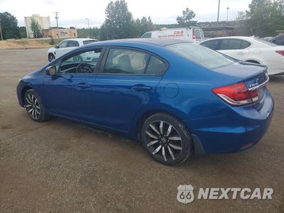 Drugie zdjęcie samochodu z przodu: 2015 HONDA CIVIC EXL VIN:19XFB2F90FE006029 - miniatura