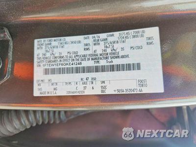 Zdjęcie 12 z 12 samochodu: 2016 FORD F150 SUPERCREW VIN:1FTEW1EF6GKE41248 - miniatura
