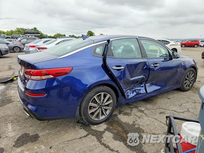 Trzecie zdjęcie samochodu z tyłu: 2019 KIA OPTIMA EX VIN:5XXGU4L14KG366852 - miniatura