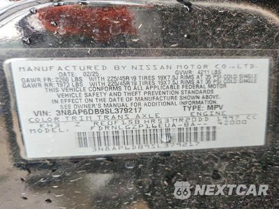 Zdjęcie 12 z 12 samochodu: 2025 NISSAN KICKS SR VIN:3N8AP6DB9SL379217 - miniatura