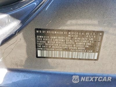 Zdjęcie 12 z 12 samochodu: 2019 VOLKSWAGEN JETTA S VIN:3VWC57BU4KM154005 - miniatura
