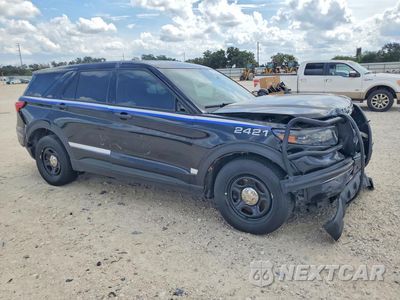 Czwarte zdjęcie samochodu z boku: 2024 FORD EXPLORER POLICE INTERCEPTOR VIN:1FM5K8AC9RGA47020 - miniatura