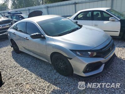 Czwarte zdjęcie samochodu z boku: 2017 HONDA CIVIC LX VIN:19XFC2F59HE010853 - miniatura