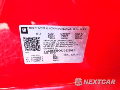 Zdjęcie 13 z 13 samochodu: 2018 CHEVROLET SILVERADO K1500 LT VIN:3GCUKREC6JG626992 - miniatura