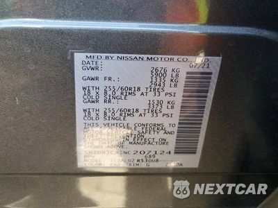 Zdjęcie 13 z 13 samochodu: 2022 NISSAN PATHFINDER SL VIN:5N1DR3CA1NC207124 - miniatura