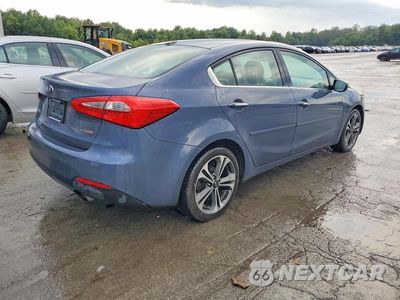 Trzecie zdjęcie samochodu z tyłu: 2014 KIA FORTE EX VIN:KNAFZ4A85E5086425 - miniatura