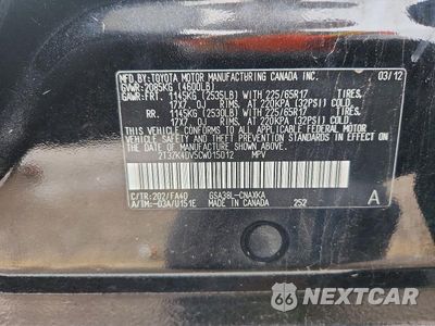 Zdjęcie 12 z 12 samochodu: 2012 TOYOTA RAV4 BASE VIN:2T3ZK4DV5CW015012 - miniatura