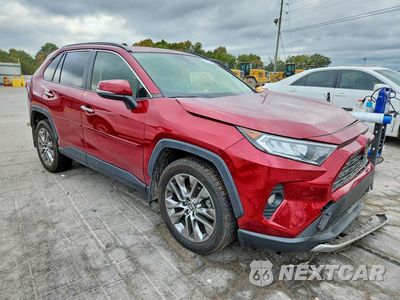Czwarte zdjęcie samochodu z boku: 2020 TOYOTA RAV4 LIMITED VIN:JTMN1RFV6LJ035019 - miniatura