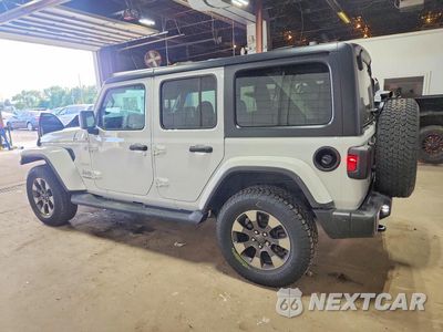 Drugie zdjęcie samochodu z przodu: 2018 JEEP WRANGLER UNLIMITED SAHARA VIN:1C4HJXEGXJW173585 - miniatura