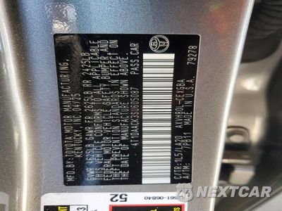 Zdjęcie 12 z 12 samochodu: 2025 TOYOTA CAMRY XLE VIN:4T1DAACK3SU605087 - miniatura