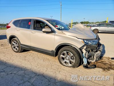 Czwarte zdjęcie samochodu z boku: 2017 HONDA CR-V EXL VIN:5J6RW2H87HL046814 - miniatura