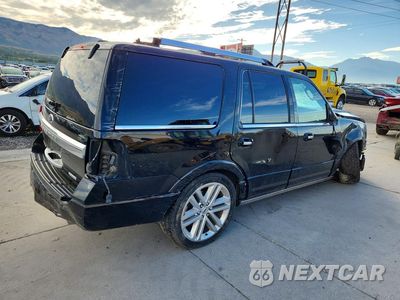 Trzecie zdjęcie samochodu z tyłu: 2017 FORD EXPEDITION PLATINUM VIN:1FMJU1MT3HEA68161 - miniatura