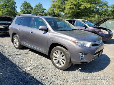 Czwarte zdjęcie samochodu z boku: 2013 TOYOTA HIGHLANDER HYBRID LIMITED VIN:JTEDC3EH0D2019193 - miniatura