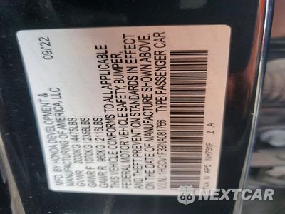Zdjęcie 12 z 12 samochodu: 2022 HONDA ACCORD SPORT VIN:1HGCV1F39NA081766 - miniatura