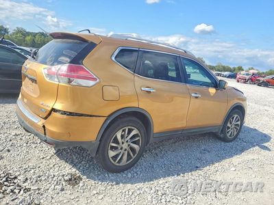 Trzecie zdjęcie samochodu z tyłu: 2014 NISSAN ROGUE S VIN:5N1AT2MV3EC819017 - miniatura