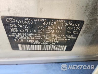 Zdjęcie 12 z 12 samochodu: 2015 HYUNDAI AZERA BASE VIN:KMHFG4JG6FA482996 - miniatura